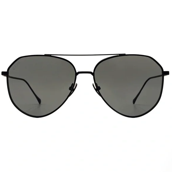 DIFF Dash Sunglasses Aviators Black Frame Grey Lens Unisex NIB - Picture 15 of 15